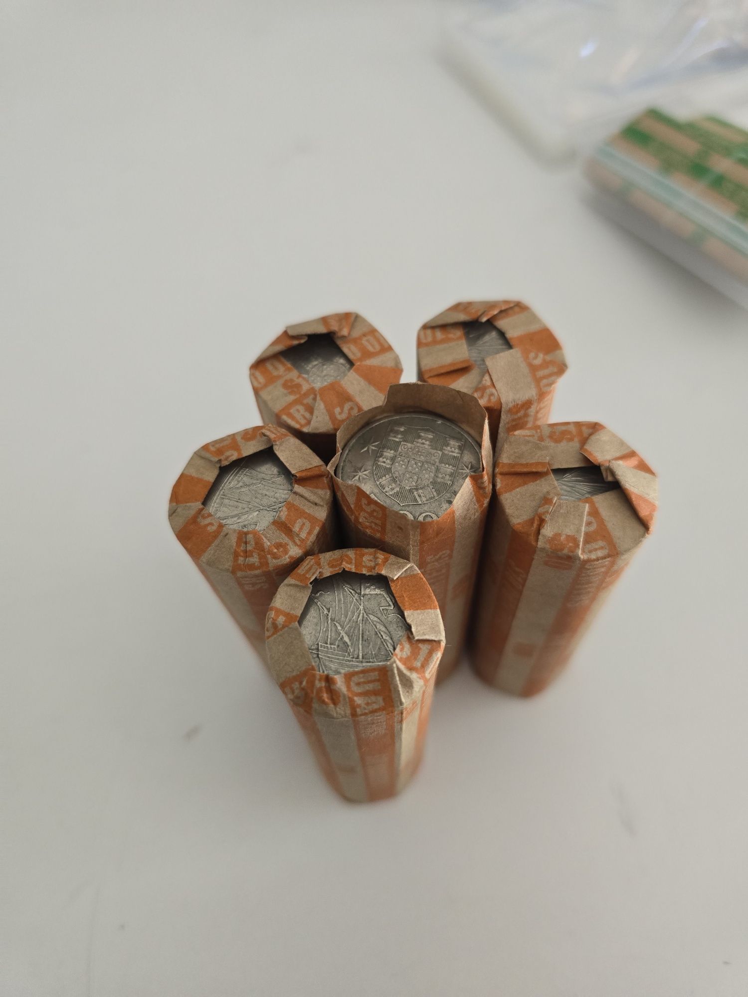 Rolo de Moedas de 5 escudos 1963 a 1986