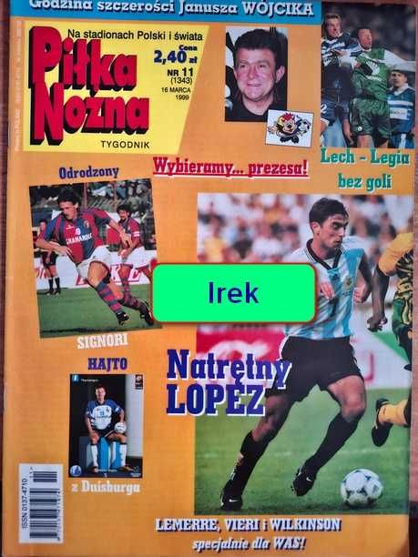 Tygodnik "Piłka Nożna" - rocznik 1999