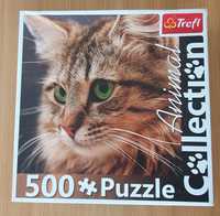 Puzzle Trefl Animal Collection Kot 500 puzzli