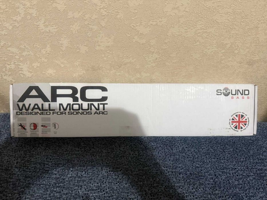 Настінний кронштейн для саундбара Sound Bass Arc, чорний
