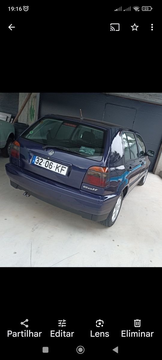 Vendo VW golf 3 AFN 110cv travão de disco as 4 rodas,Ac,teto abrir.