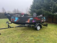 KING boats 380 aluminiowa lodz wedkarska