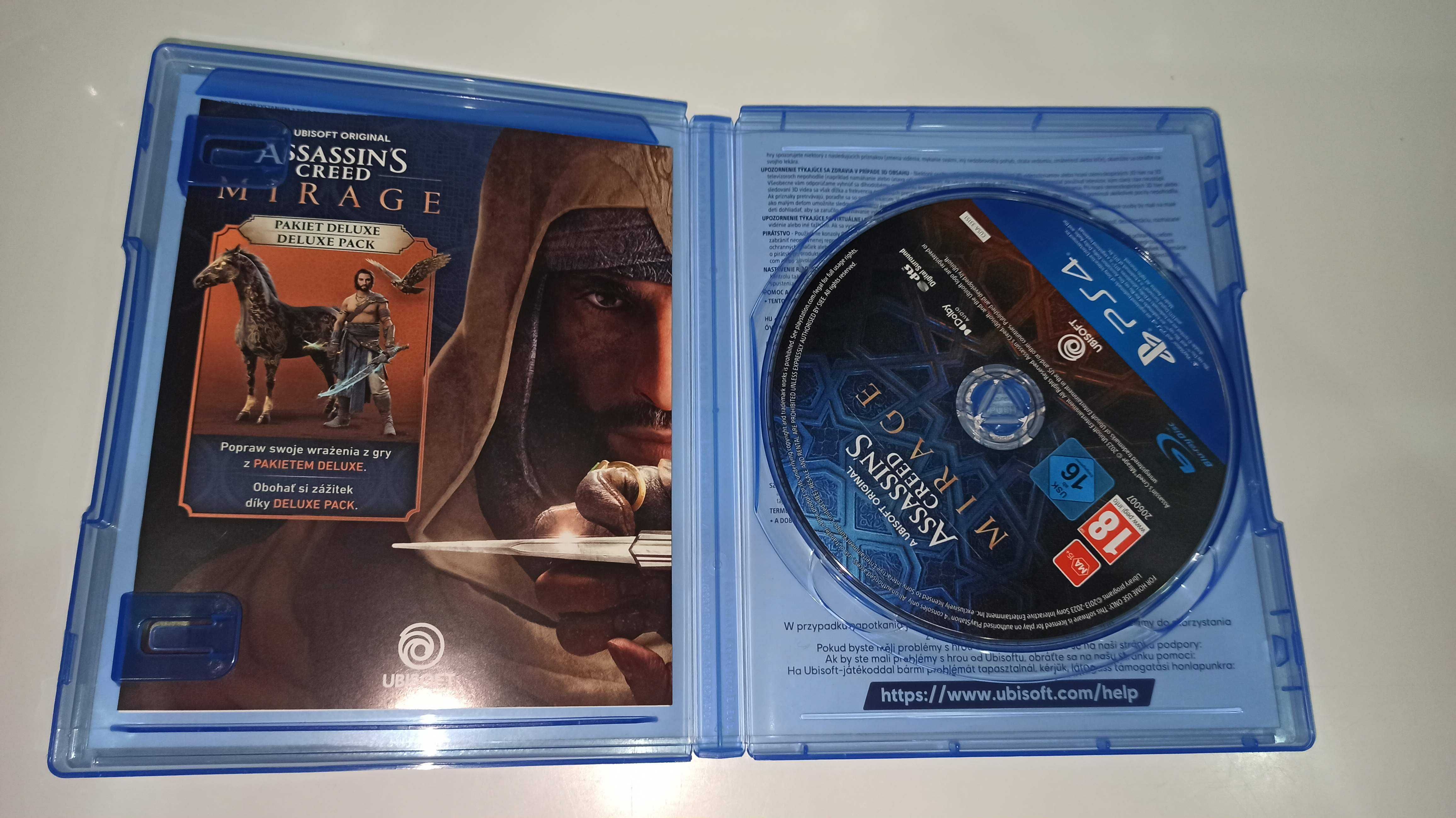 ps4 ASSASSIN'S CREED MIRAGE PL po polsku +litografie+ mapa BIG BOX