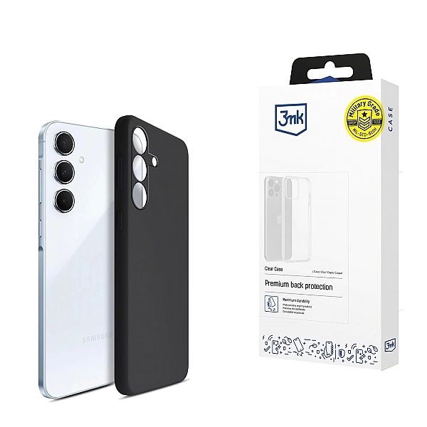Etui 3mk Silicone Case na Samsung Galaxy A55/5G - czarne