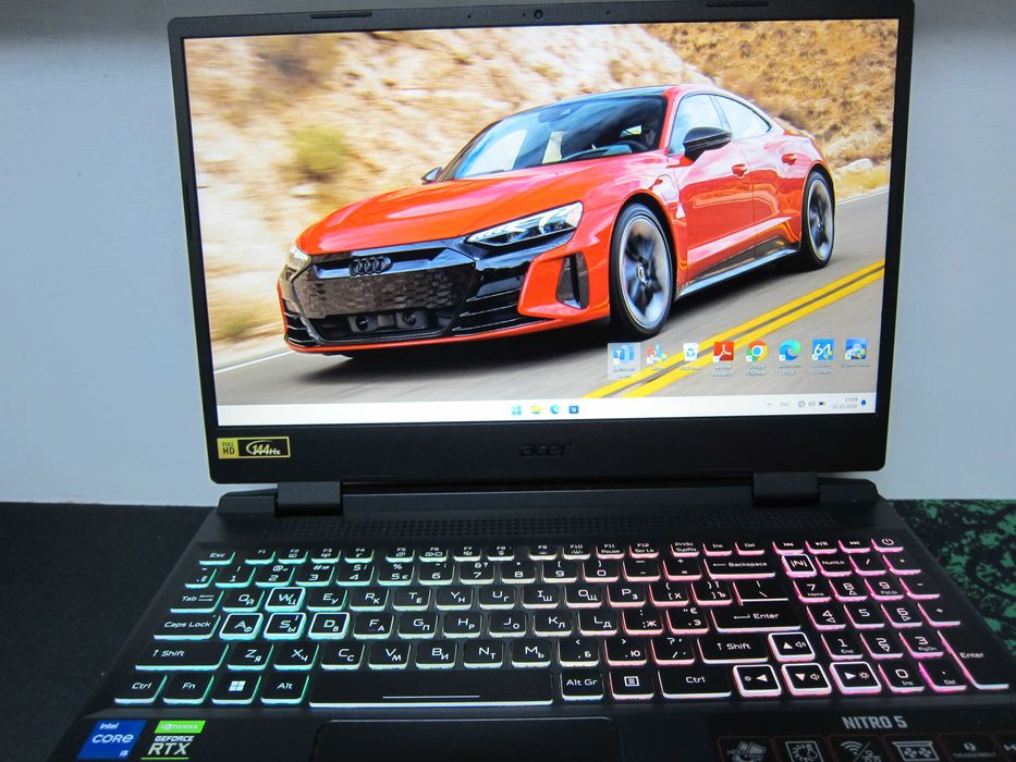 Nitro 5 8 ядер 16 потоков Intel i5 -12500H 4.50 Nvidia RTX 3050 Ti 4