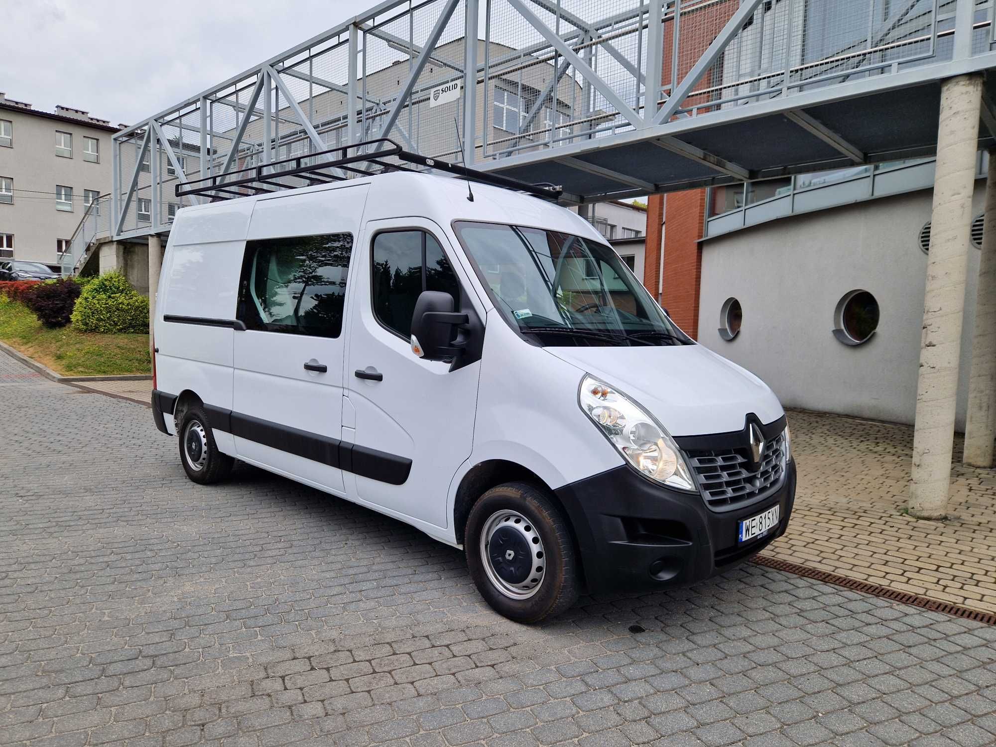 Renault Master Furgon Brygadówka 6 7 Osób 170 Km Bagażnik Krajowy 1 Wł