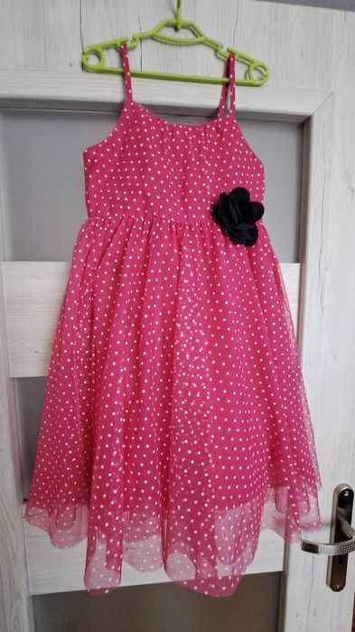 Sukienka na ramiączkach 128cm