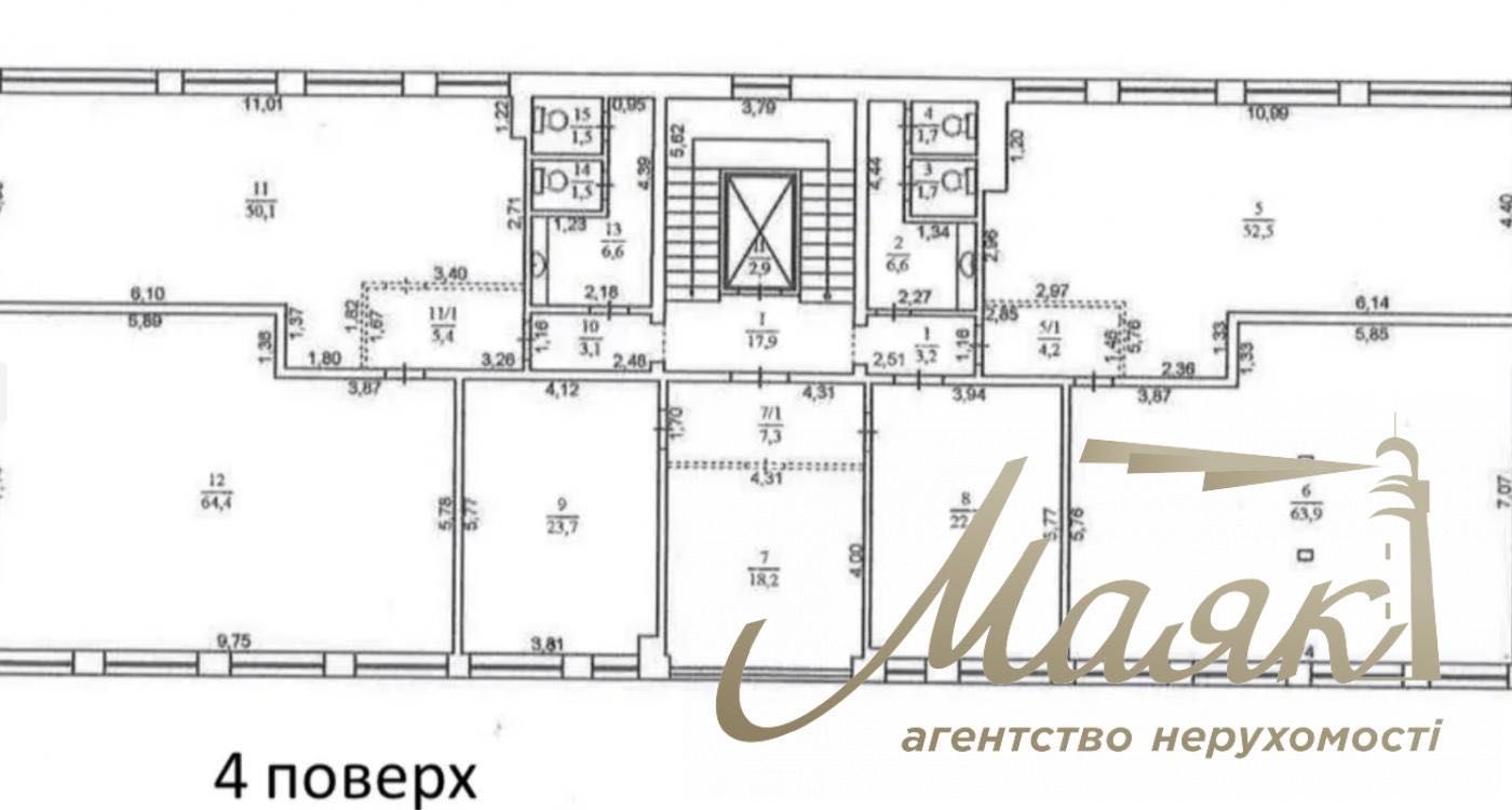 Аренда здания под офис 1857м2 на ул. Василия Тютюнника, Центр, Печерск