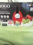 Máquina de fazer gelados saudáveis com fruta