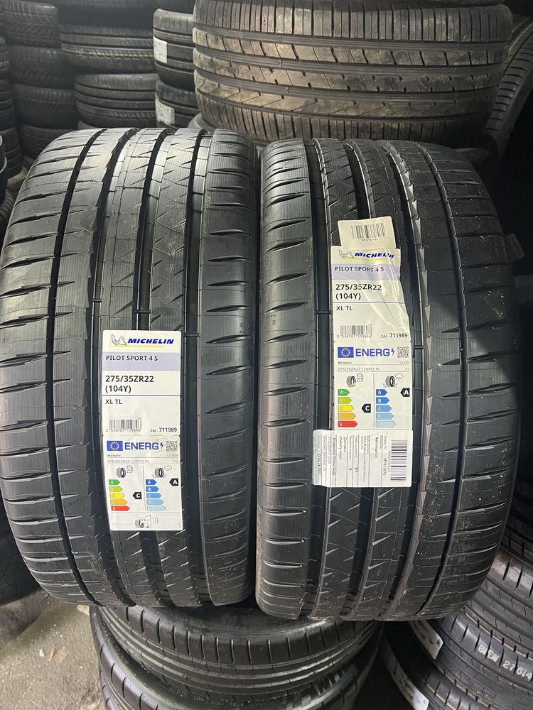 Літні шини 4шт 275/35ZR22 Michelin Pilot Sport 4S 24 рік