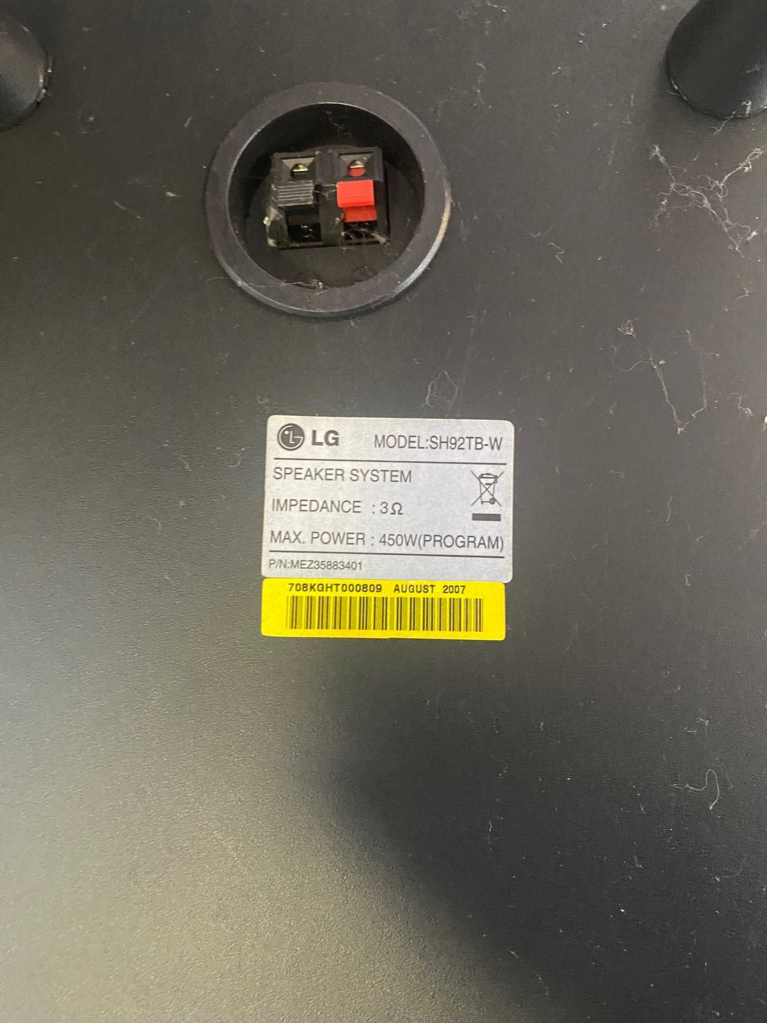 Kino domowe LG HT902TB-D0 zestaw używany