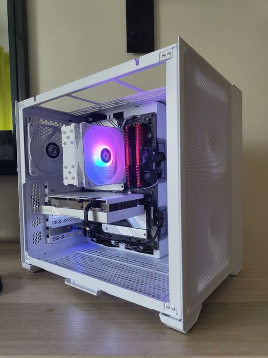 PC Computador Custom Branco lian li ASUS AMD RX 6650XT Ryzen 5 3600 3
