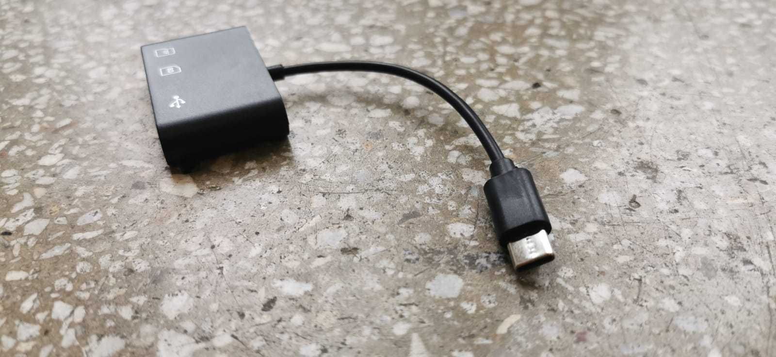 Adapter 3 w 1 Micro USB Czytnik kart pamięci SD USB2.0 telefon laptop
