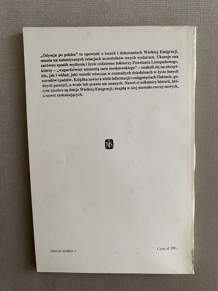 Książka Odyseja po polsku Bolesław Orłowski