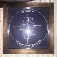 Панно с изображением созвездия Весов с  кристаллами Сваровски