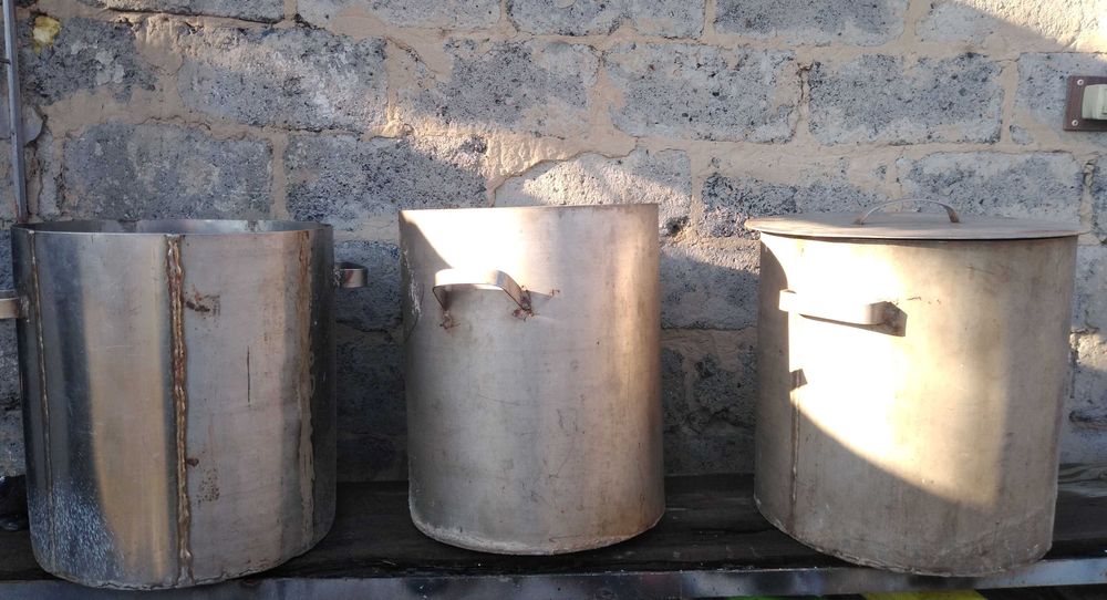 Бак кастрюля из нержавеющей стали