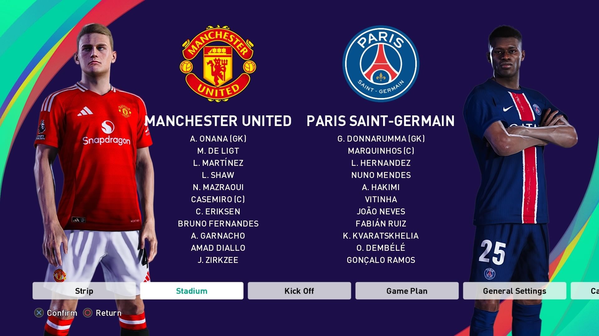Patch PES 2021 PS4/PS5 Sezon 24/25 Zima
