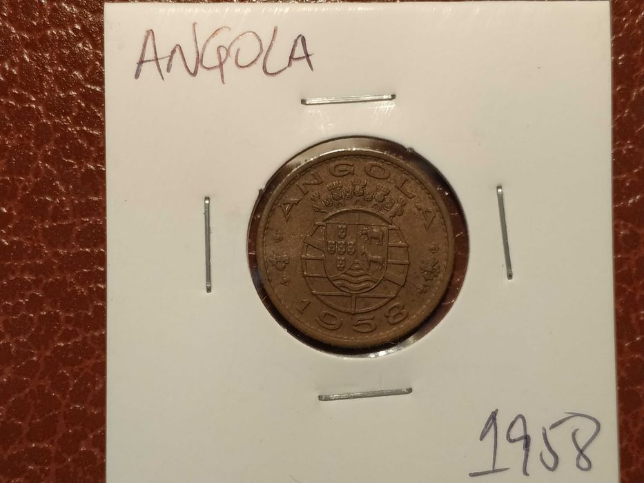 Angola - moeda de 50 centavos de 1958 (ex-colónias)