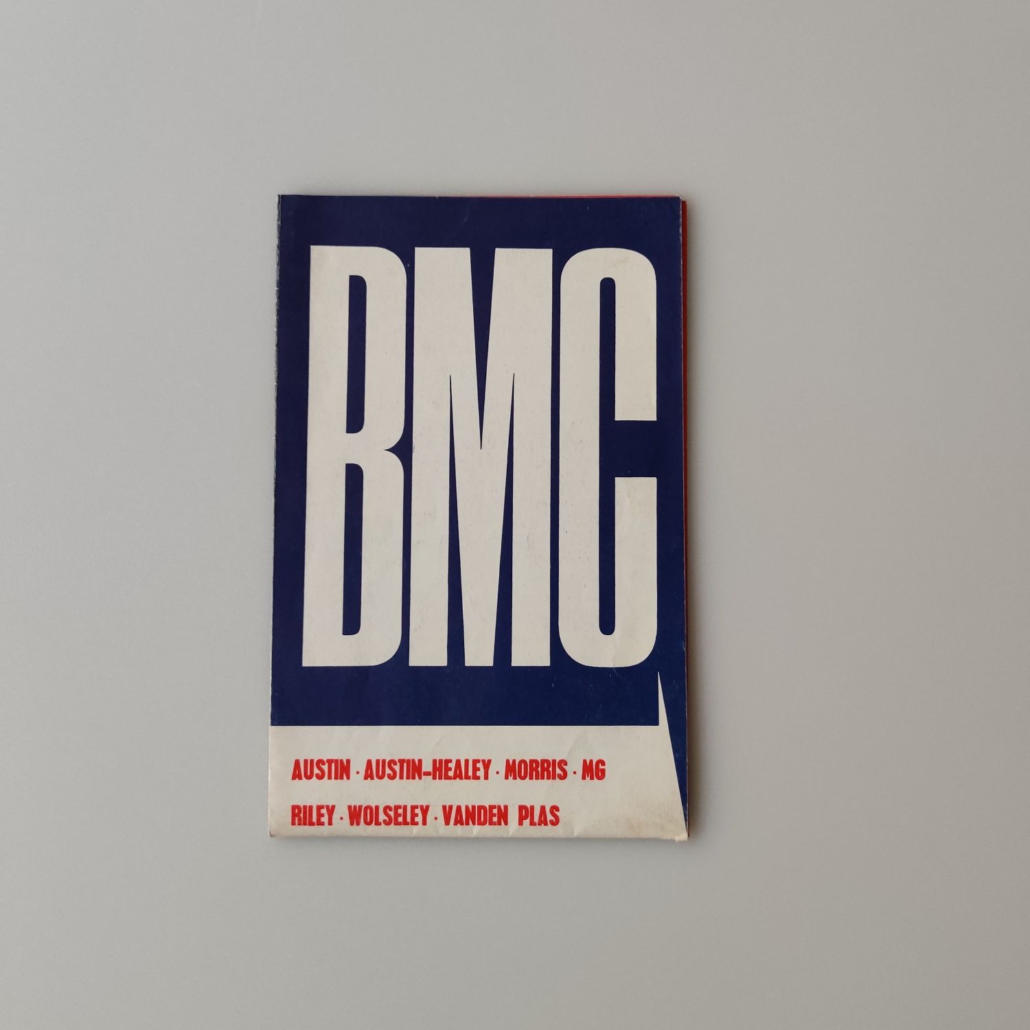 Prospekt motoryzacyjny brytyjskie samochody BMC lata 60 PRL