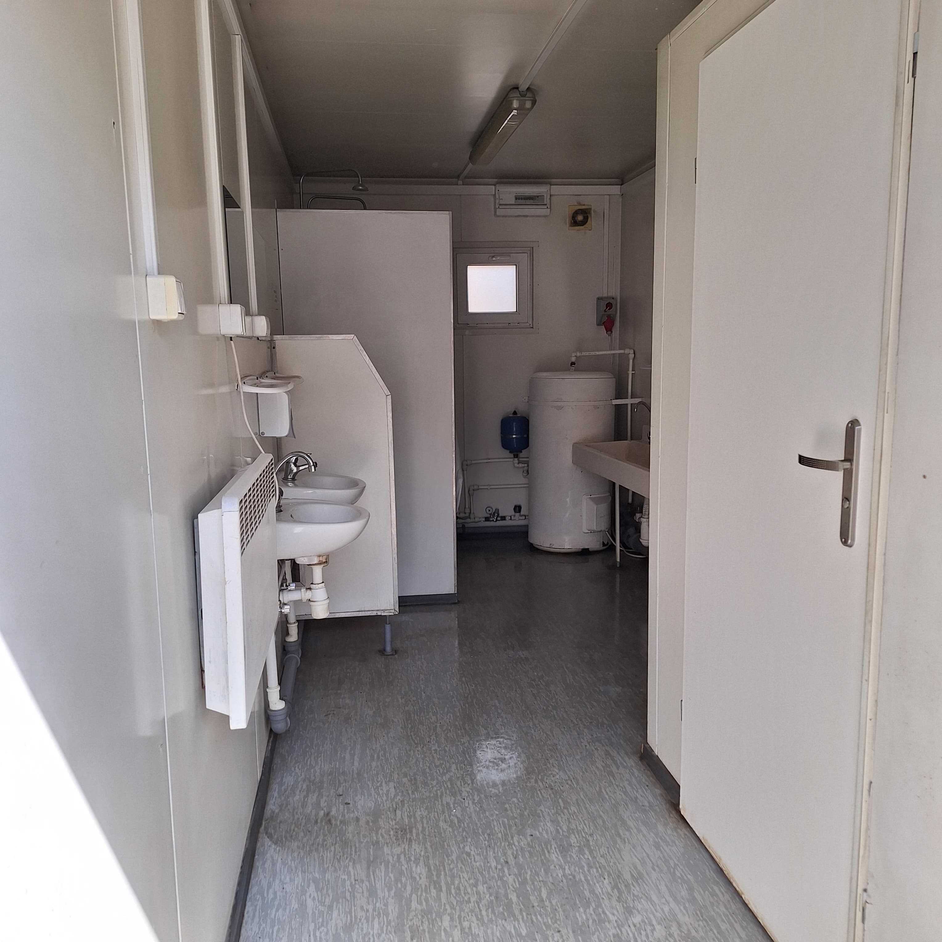 Kontener sanitarny 6x2,5m socjalny toalety prysznice