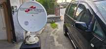 Antena satelitarna do kampera -przyczepy