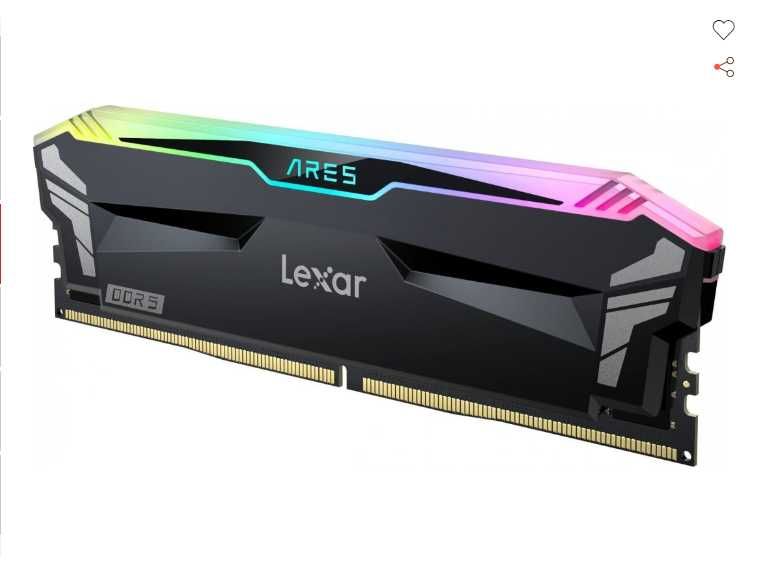 Pamięć Lexar Ares RGB, DDR5, 32 GB, 6400MHz, CL32