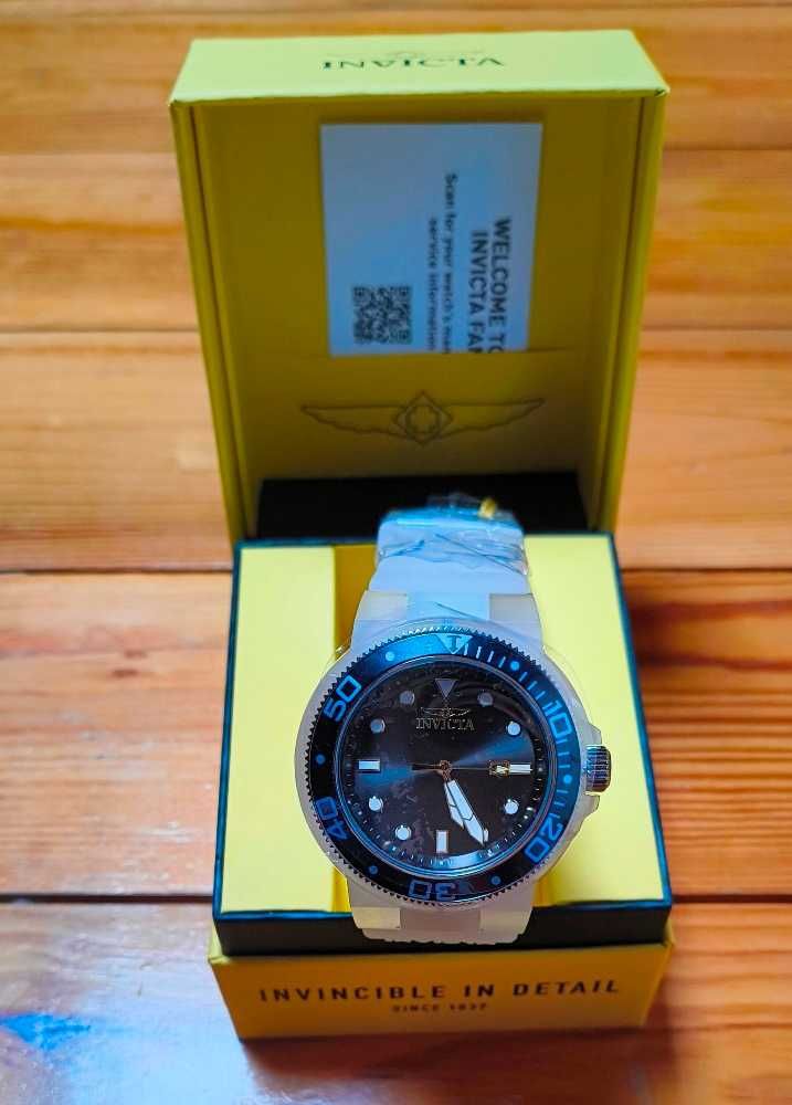 Zegarek Invicta Pro Diver Duży Biały LUMINOUS Świecący Nowy