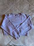 Sweat lilás da zara