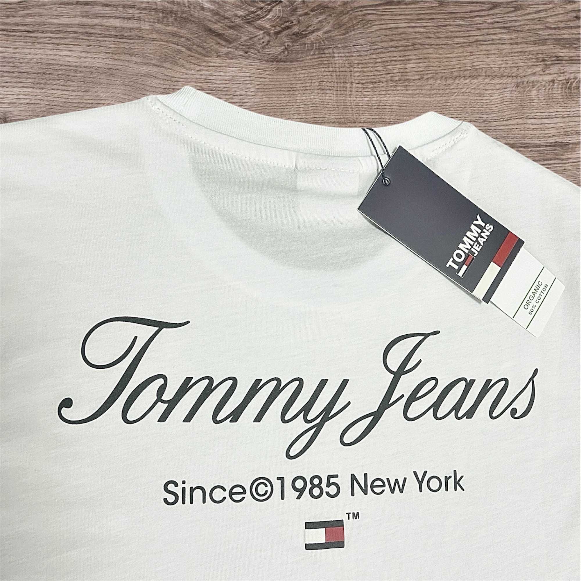 T-shirt koszulka męska TOMMY JEANS BIAŁA XXL pełna rozmiarówka!