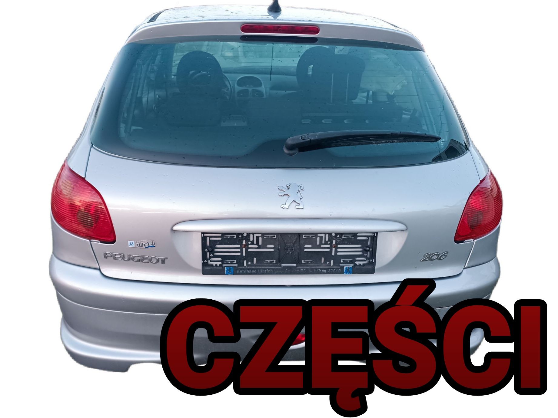 Peugeot 206 lift EZR zderzak tył