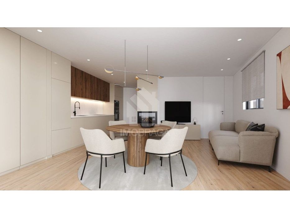 Venda Moradia Gaveto T2 Nova em Lamas, Braga - Condomínio Fechado