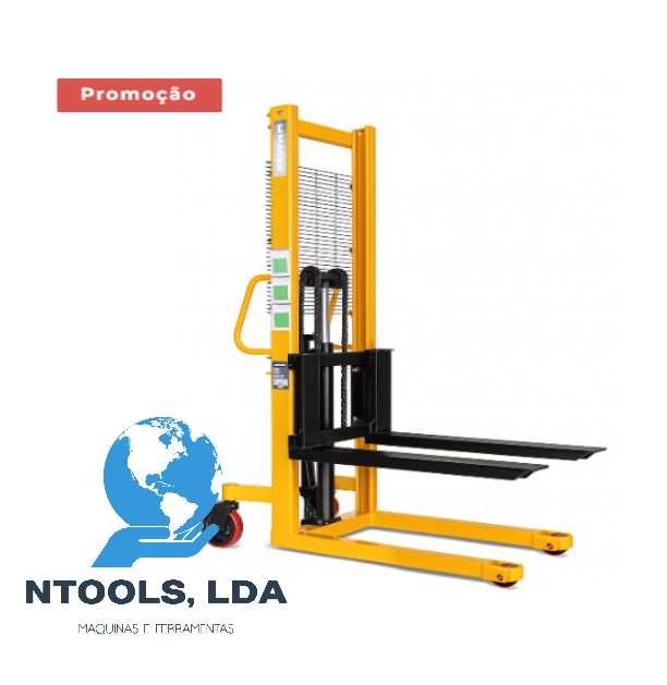 Stacker Monta Carga Elevador Hidráulico Porta Paletes 1 Ton 1.60Mt Alt
