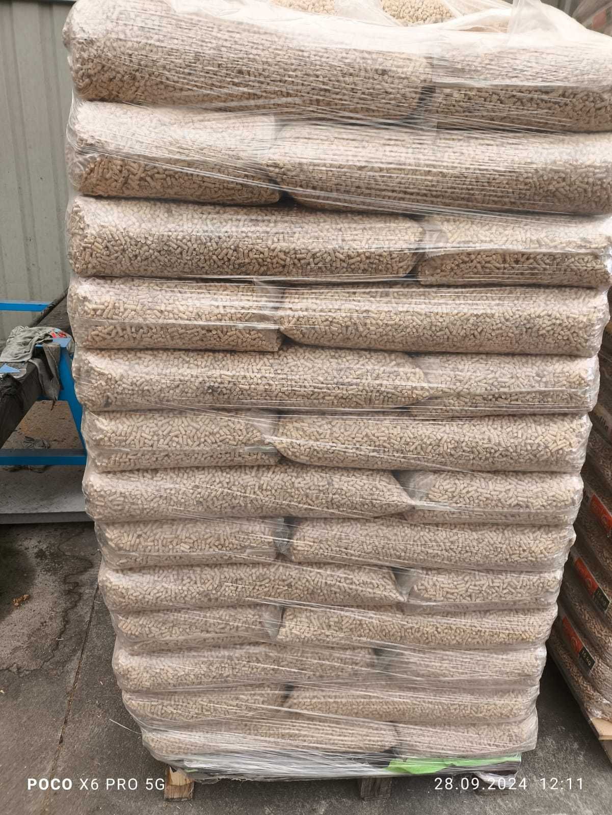 Pellet iglasty świerkowy 1000 zl tona