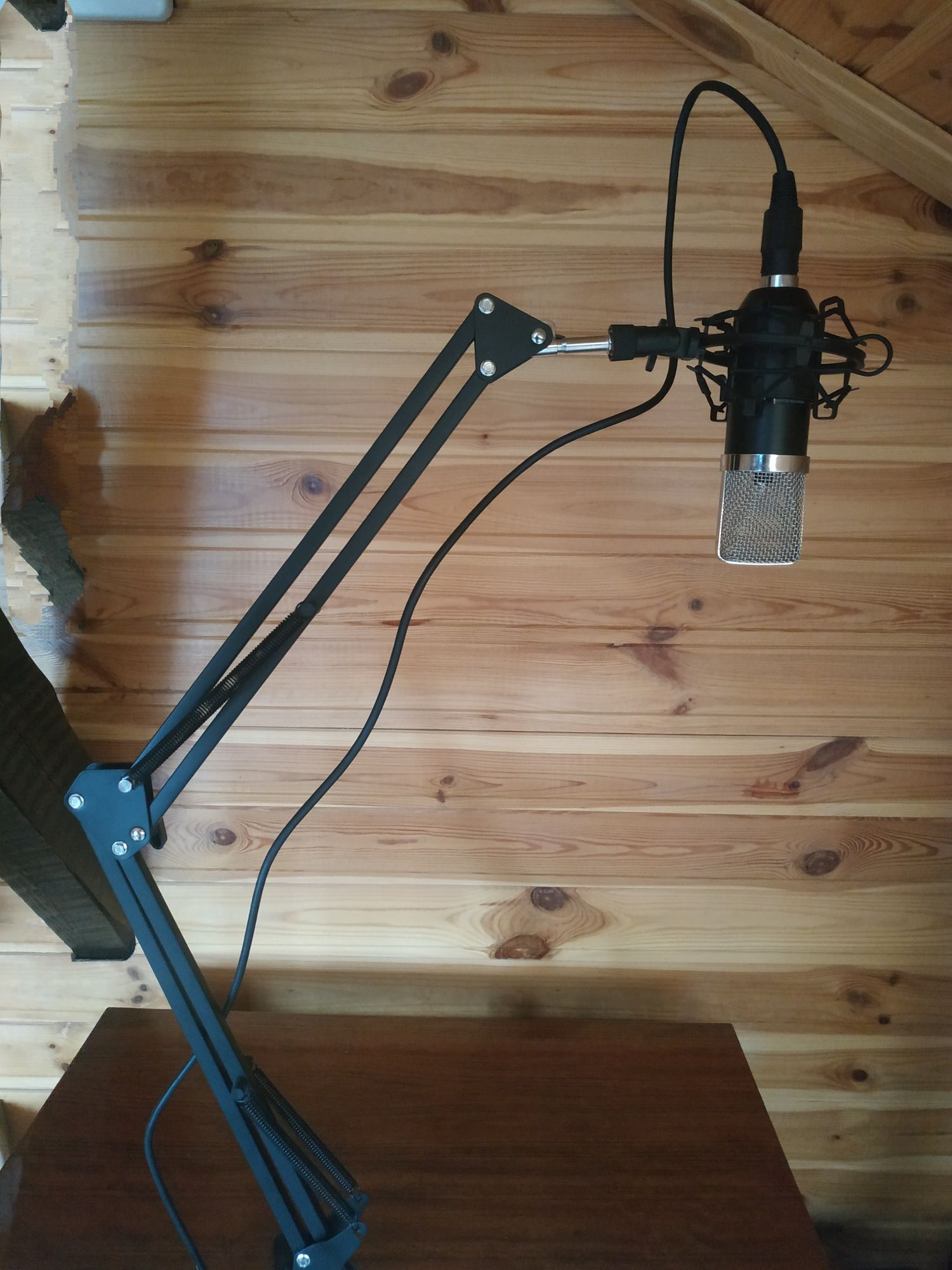 Lampka dekoracyjna mikrofon zasilana z gniazda USB mikrofon studyjny