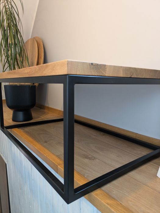 Stolik kawowy dębowy loft
