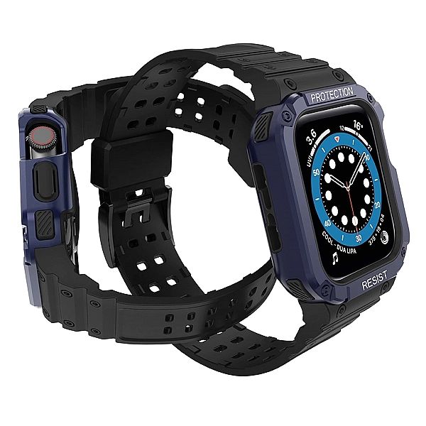 Protect Strap Band opaska z etui do Apple Watch 7 / 6 / 5 / 4 / 3 / 2