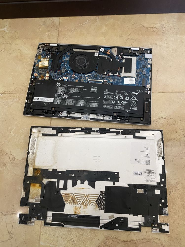 Ноутбук на запчасти hp