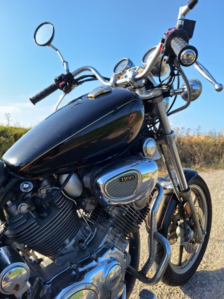 Yamaha Virago 1100cc de 1986. Não paga selo