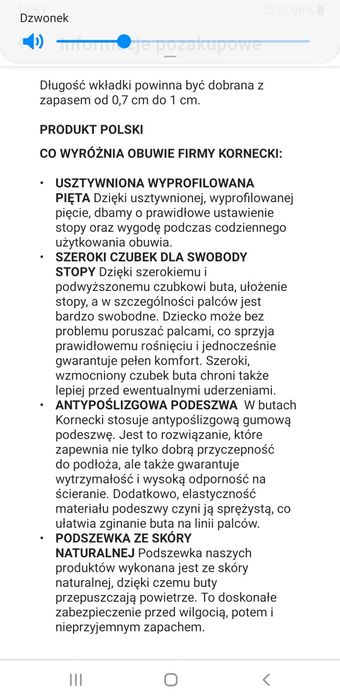 Półbuty baleriny Kornecki r 27