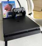IDEAŁ PS4 Slim 500GB Konsola Pad + Gra CICHA NOWA PASTA termo