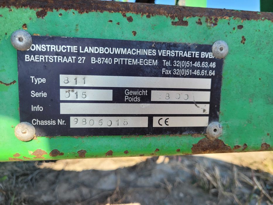 Kombajn VERSTRAETE z Kruszarką do Kalafior brokół