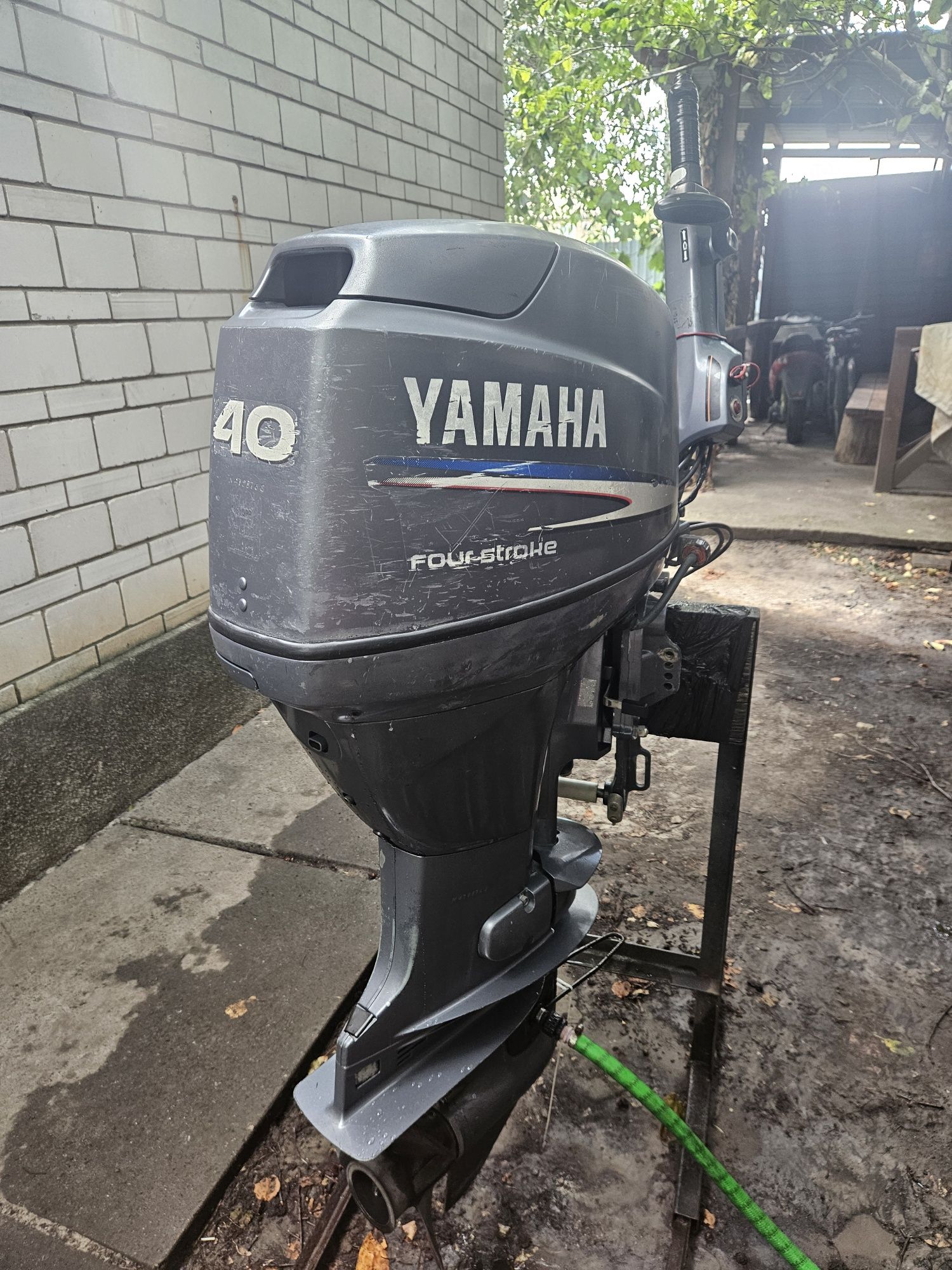 Лодочный мотор Yamaha F40, 2008год, 508нога, румпель