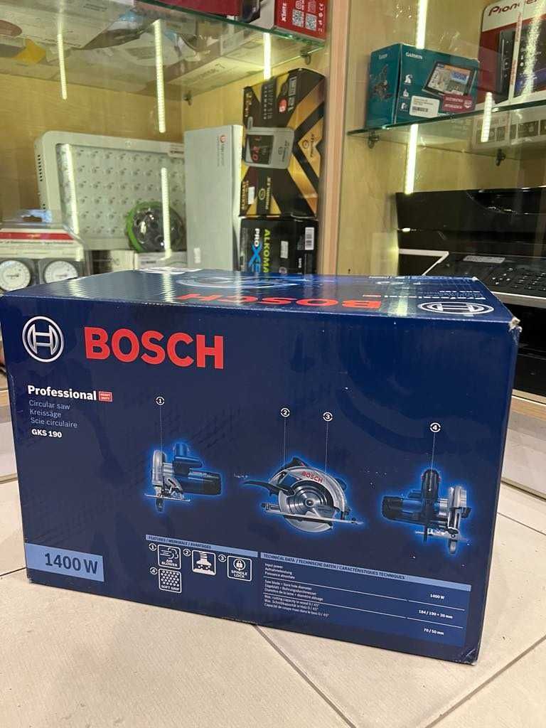 Bosch GKS 190 pilarka, piła tarczowa 1400W/powystawowa/Komis Krzysiek