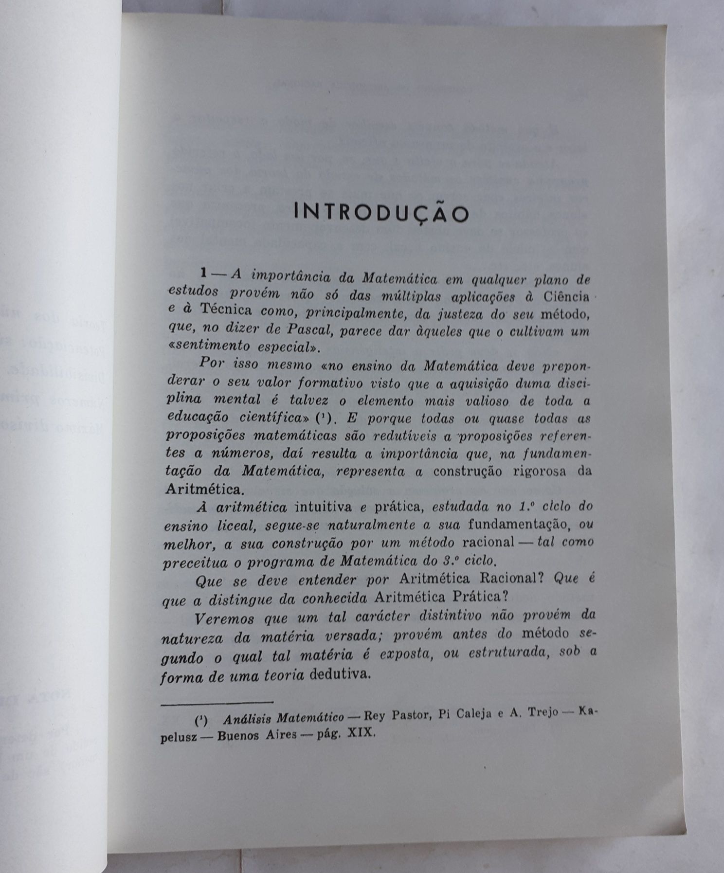 Livro Compêndio De Aritmética Racional 3 Ciclo