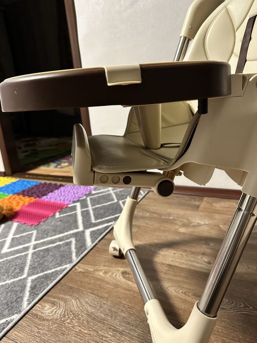 Дитячий стільчик-шезлонг 2в1 для годування