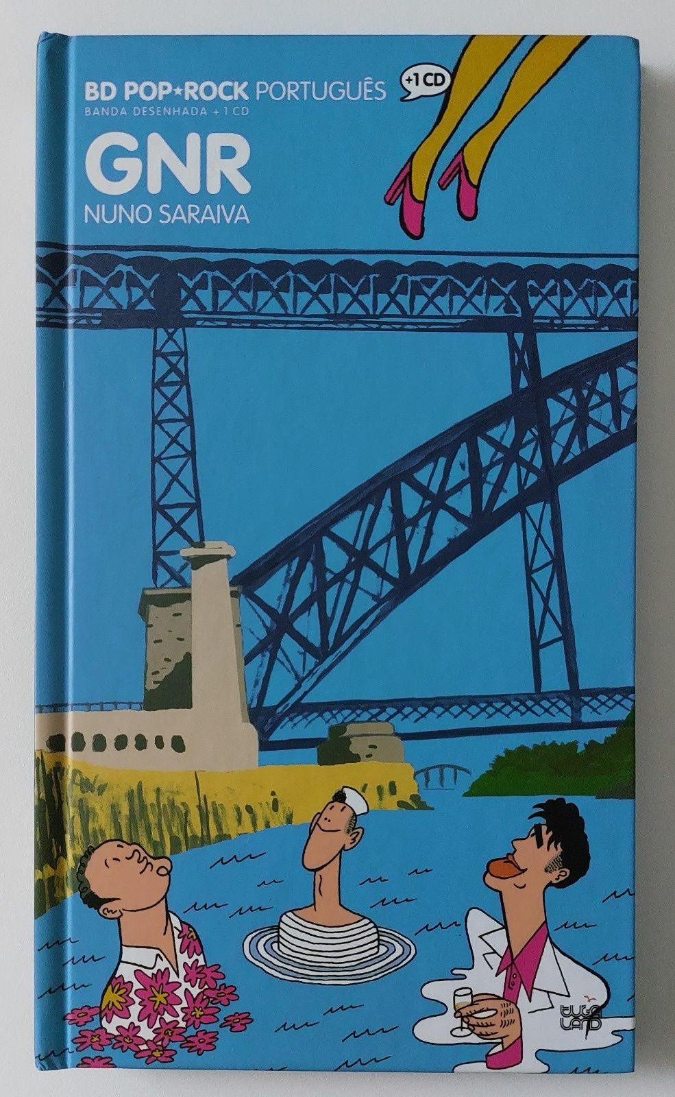 CD e livro de banda desenhada dos GNR