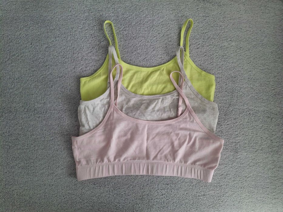3 biustonosze C&A r. 158/164 top