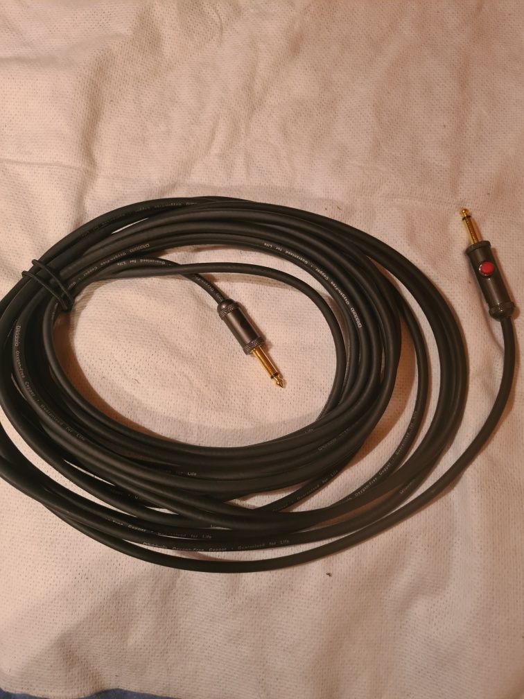 D'Addario pw-agl-30 Kabel z łącznikiem odcinajacym/ wtyczka prosta