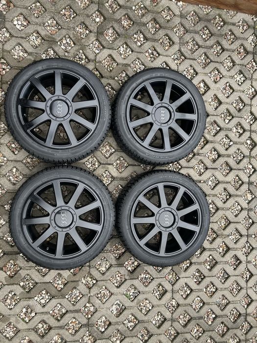 Koła alufelgi opony zimowe 225/45/17 5x112 AUDI VW 57.1