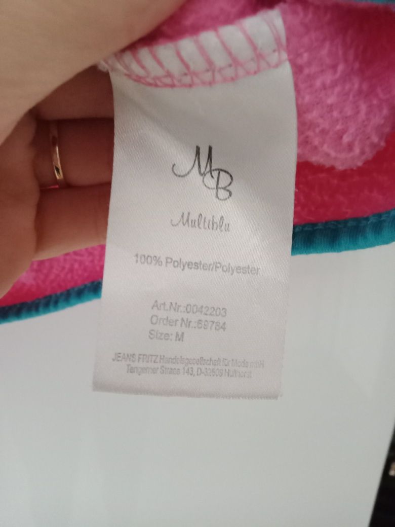 Bluza Polar damski różowy z kapturem M Malibu